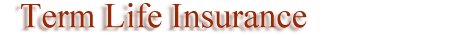 Term Life Insurance